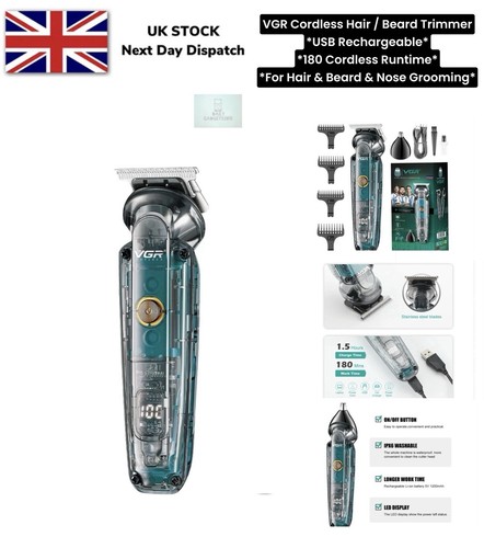 Vgr barttrimmer wasserdicht - barttrimmer,